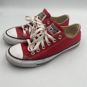 Converse Chuck Taylor All Star Low Red Men’s Size 5.5 Women’s 7.5 - Picture 1 of 5
