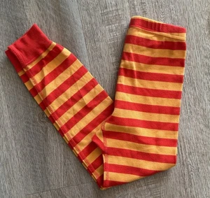 Hanna Andersson Red Orange Stripe Pajama Pants Sesame Street Elmo Cotton 110 5 - Picture 1 of 3