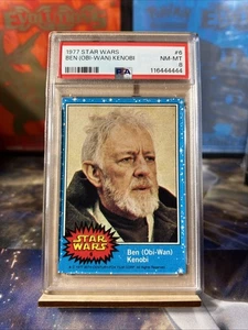 1977 Topps Star Wars Ben (Obi-Wan) Kenobi No. 6 PSA 8 - Bild 1 von 2