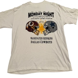 Vintage Redskins Cowboys Monday Night Football T Shirt - Picture 1 of 7