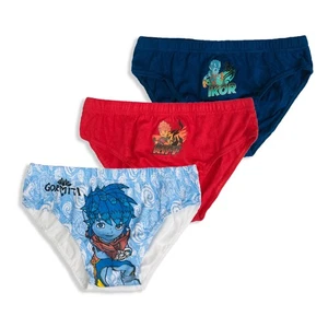 Slip 3 Pièces Officiel Gormiti Enfant Shorties Mutandines Intime 3154 - Imagen 1 de 8