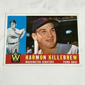 1960 Topps - Harmon Killebrew #210 Washington Senators HOF Great Color - Picture 1 of 6