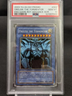 PSA 10 GM 2003 Obelisk GBI-002 Secret Rare Holo Promo Yu-Gi-Oh Card English - Image 1 of 4