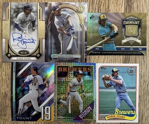 2024 Topps Tier One Robin Yount Auto #/99, 2004 SP Legendary Cuts #/ Brewers Lot - Picture 1 of 7