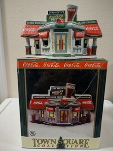  Coca-Cola Town Square Collection Scooter's Drive In Diner Weihnachten Vintage 1996 - Bild 1 von 16