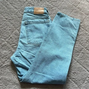 Neu mit Etikett Everlane Curvy 90er Jahre freche gerade Jeans Knopfleiste Damengröße 27 - Bild 1 von 9