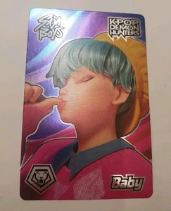 KPOP DÄMONENJÄGER KARTE Saja Boys Fotokarte Holo Rare Baby - Bild 1 von 2