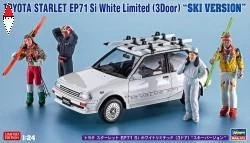 HASEGAWA 1/24 TOYOTA STARLET EP71 SI 3-DOORS SKI-VERSION - Immagine 1 di 3