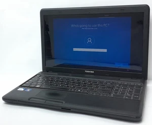 Laptop Toshiba Celeron 900 HDD Satellite C660-16t Windows 10 Pro - Picture 1 of 7