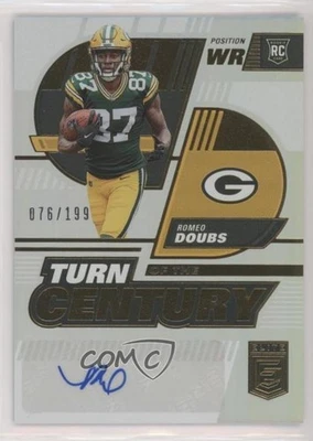 2022 Panini Donruss Elite Turn of the Century /199 Romeo Doubs Rookie Auto RC - Image 1 of 2