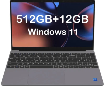 Laptop: Endless Power and Storage 12GB RAM, 512GB SSD, Expandable to 1TB, with 1 - Image 1 of 4