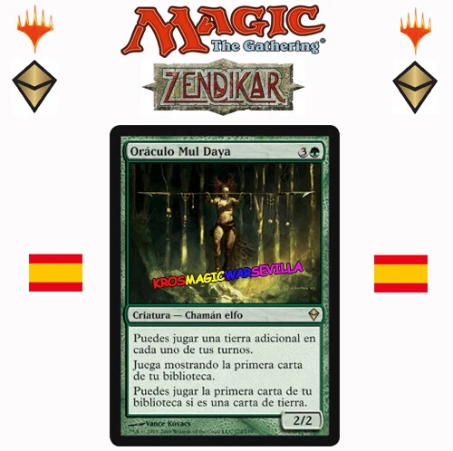 MTG Oráculo Mul Daya ZENDIKAR ESPAÑOL NM Oracle of Mul Daya - Imagen 1 de 1