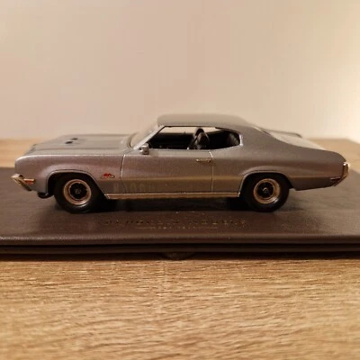 Brooklin BRK 226 1970 Buick GS Gran Sport 455 techo rígido plata niebla caja de lujo Foto 1 de 4