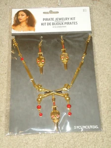 Costume Jewelry, Pirate Jewelry Kit, NIP - Picture 1 of 4