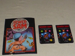 INTELLIVISION SEWER SAM INSTRUCTION MANUAL & OVERLAYS INTERPHASE 1983 - Picture 1 of 3