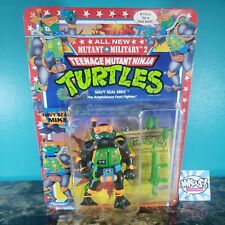 Unpunched 1992 Playmates TMNT Ninja Turtles Navy Seal Mike With Catalog card