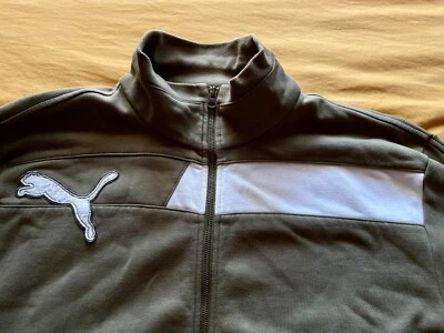 Chaqueta Puma color caki Vintage talla 2XL - Imagen 1 de 4