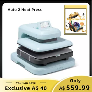 LOKLiK Auto 2 Heat Press Machine 15 x 15 in Sublimation Printer Transfer T Shirt - Picture 1 of 17