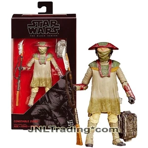 Year 2015 Star Wars The Black Series Force Awakens 6" Figure #9 CONSTABLE ZUVIO - Picture 1 of 1