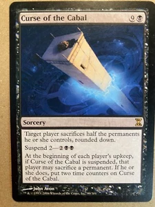 MTG 1x Curse of the Cabal Time Spiral Modern Magic the Gathering Card x1 LP - Picture 1 of 1