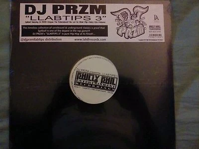Dj PRZM llabtips 3 vinyl COLORED splatter LP LIMITED sealed NEW - Image 1 of 2