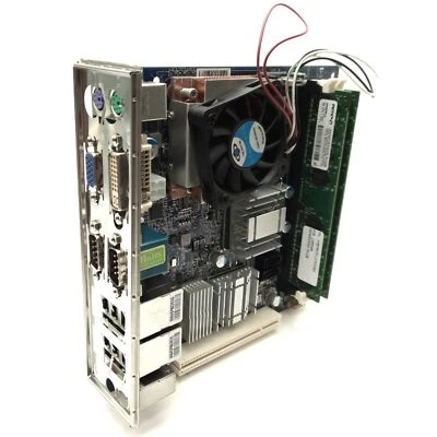 BCM MX945GM-D2 ITX Motherboard & CPU, Intel Celeron M 1.8GHz, 1GB DDR2 RAM, PCI - Image 1 of 4