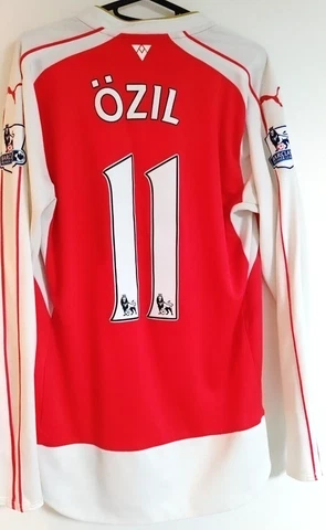 Original Arsenal London 2014/15 Home Kit MESUT OZIL long sleeve puma camiseta Cover