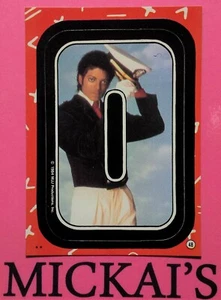 1984 TOPPS MICHAEL JACKSON SERIES TWO - STICKER CARD #48 - MJJ PRODUCTIONS - POP - Picture 1 of 4