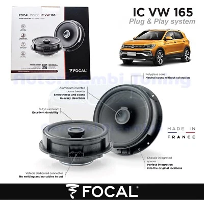 Hintere Lautsprecher FOCAL Plug And Play IC VW 165 120W Für VW T Cross - Bild 1 von 4