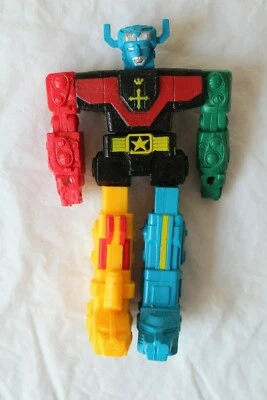Boneco de borracha vintage LJN Toys 1980s VOLTRON LION FORCE 5” montador LJN VINTAGE - Imagem 1 de 4