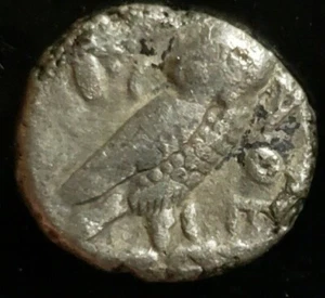 Baktria, Athenian Series' AR Hemidrachm. Uncertain Mint Oxus region,261-239/8 BC - Picture 1 of 2