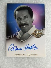 Star Trek Cinema 2000 - AUTOGRAPH  A25  ROBERT HOOKS as ADMIRAL MORROW