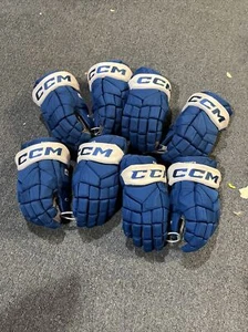 Spiel gebraucht Colorado Avalanche Mikko Rantanen 2022-23 CCM Handschuhe mit COA & Holo - Bild 1 von 6