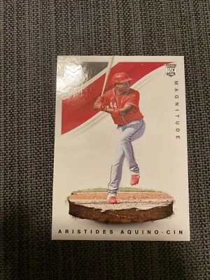 2020 Panini Magnitude Aristides Aquino Rookie #14 Cincinnati Reds - Image 1 of 2