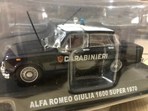 Alfa Romeo Giulia Super 1600 1970 Carabinieri - DIE CAST 1:43 - Picture 1 of 1