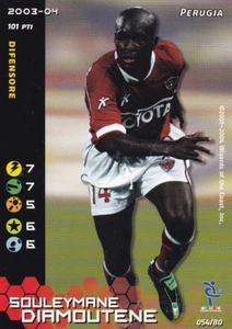 FOOTBALL CHAMPIONS 2003/2004 - SOULEYMANE DIAMOUTENE - 054/80 - PERUGIA - Foto 1 di 1