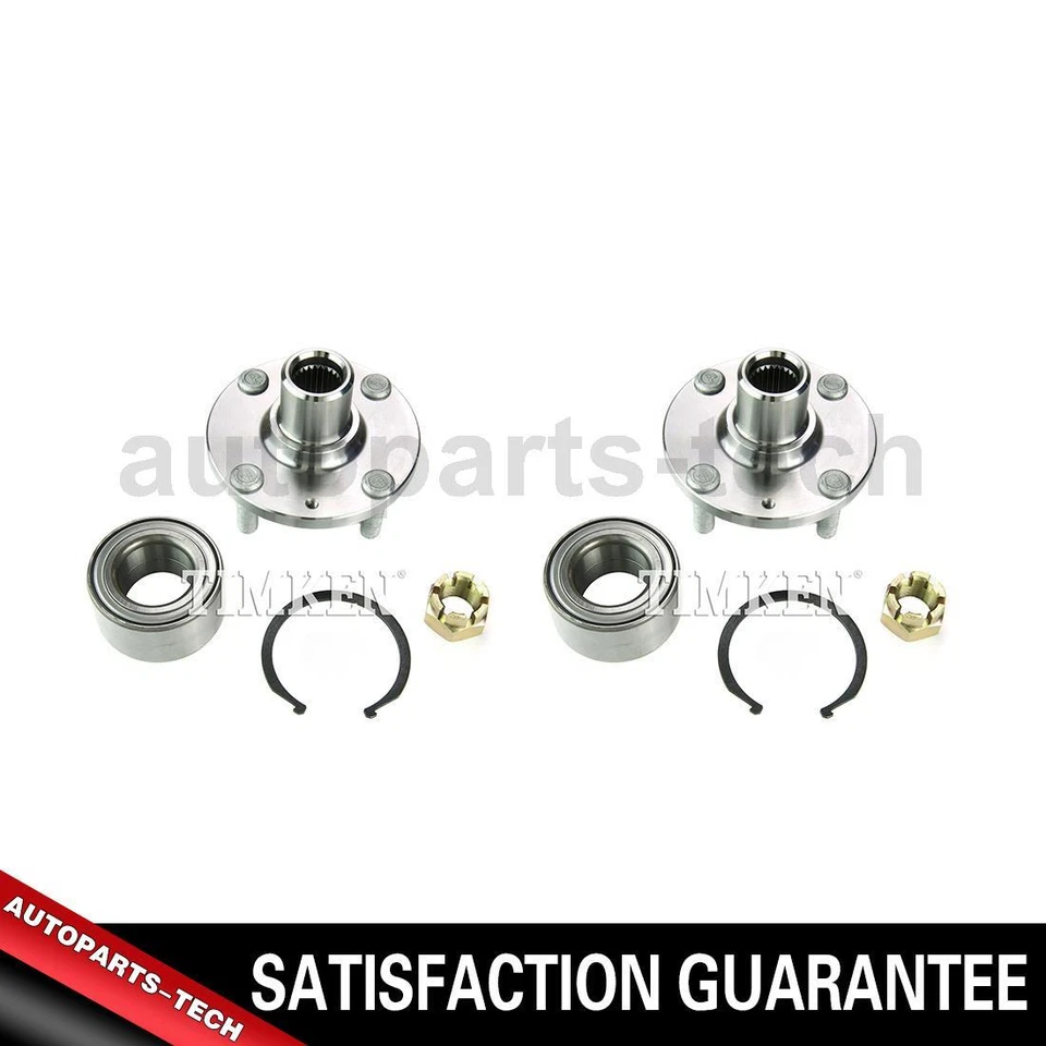 2x Conjunto de cojinete y buje de rueda delantera Timken para Hyundai Accent 2005~2011 Foto 1 de 4