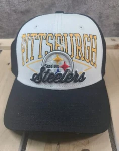 Pittsburgh Steelers eng anliegende New Era Erwachsene Kappe schwarz Small Medium bestickt  - Bild 1 von 10
