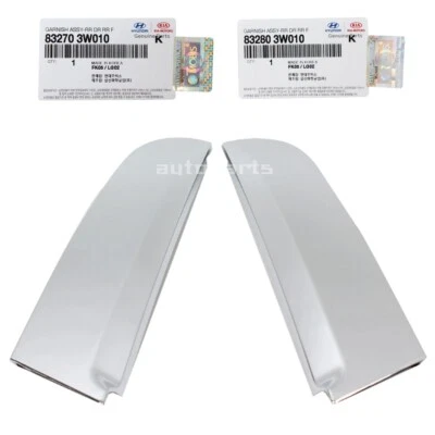 Moldura de pilar C trasero genuino cromada izquierda derecha 2ea para Kia Sportage 2011-2015 Foto 1 de 4