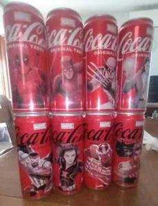 COCA COLA 8 LATTINE SERIE MARVEL PERFETTE  BELLISSIME VUOTE - Imagen 1 de 11