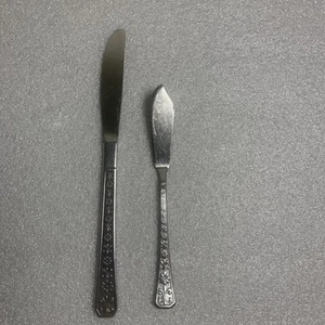 Cuchillo y esparcidor de mantequilla de acero inoxidable Interpur Florenz Japón usado - Imagen 1 de 6