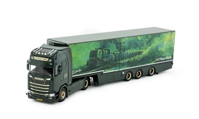 Camión semirremolque frigorífico fundido a presión Tekno 1:50 DQF Scania Next Gen S530-V8 Highline Foto 1 de 4