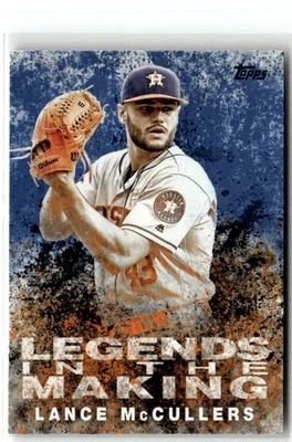 2018 Topps Update #LITM-14 Lance McCullers Legends in the Making Blue - Image 1 of 2