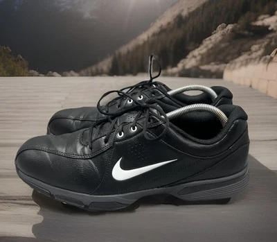 Nike Golf Durasport III Black Leather Soft Spikes 628527-002 Men’s Size 10 - Image 1 of 4