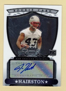 2007 Bowman Sterling Football Justise Hairston Autograph Rookie (Patriots) - Picture 1 of 1