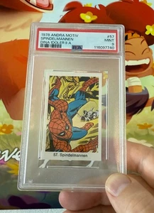 1978 swedish #57 spider-man; marvel andra motiv SPINDELMANNEN PSA 9  (POP 10) - Picture 1 of 2