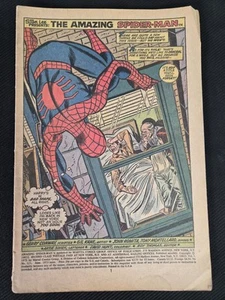 Amazing Spider-Man 121 (1973) Death of Gwen Stacy! Key Marvel. Coverless - Picture 1 of 2