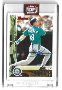 2023 Topps Archives Signature Series Jay Buhner Autograph Mariners MLB NRMT 4/9 - Picture 1 of 2