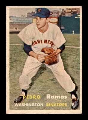 1957 Topps #326 Pedro Ramos   VG/VGEX X3229483 - Image 1 of 2