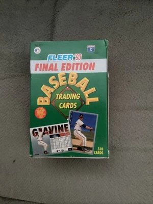 Fleer 1993 Final Edition Baseball Trading Cards 310 Card Set Glavine Rookies B - Image 1 of 4